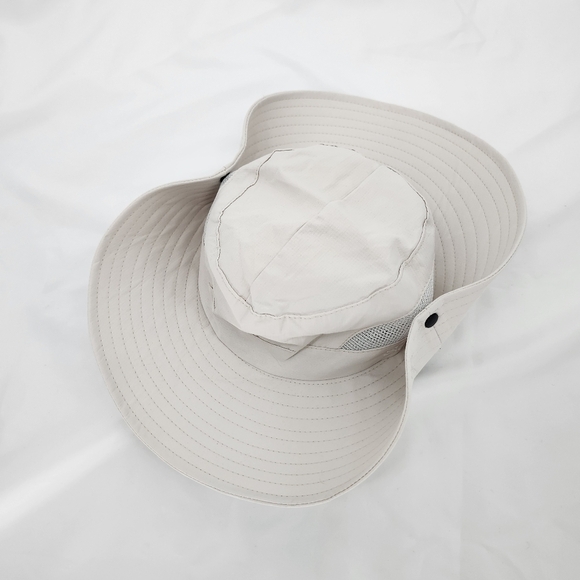 Sunshade Mens‎ Convertible Hat One Size Light Khaki Adjustable Lightweight Beach - Picture 5 of 8